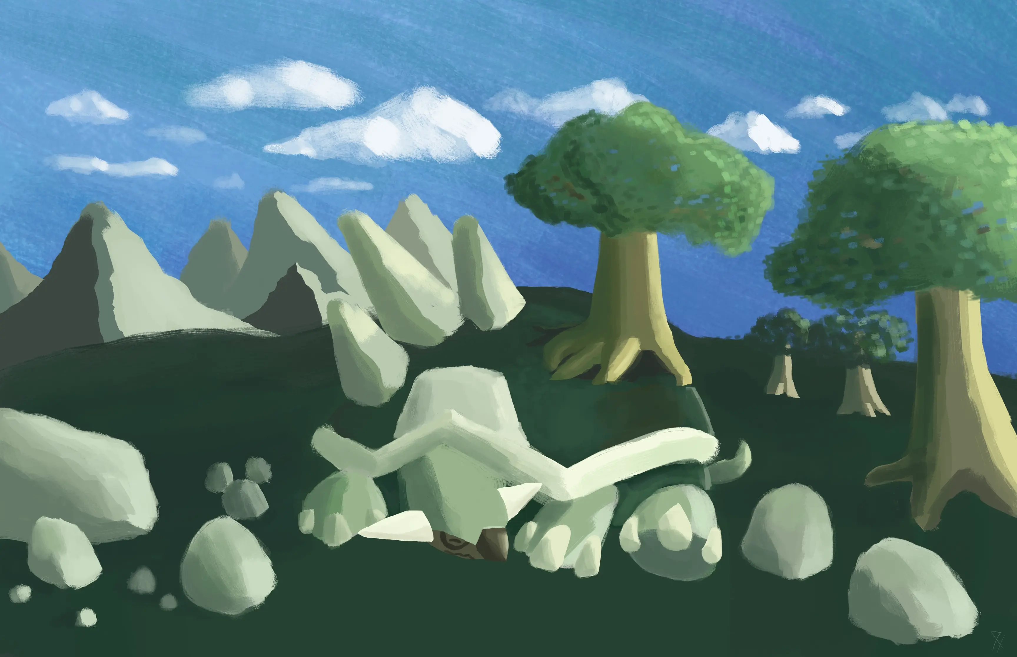 Torterra Painting